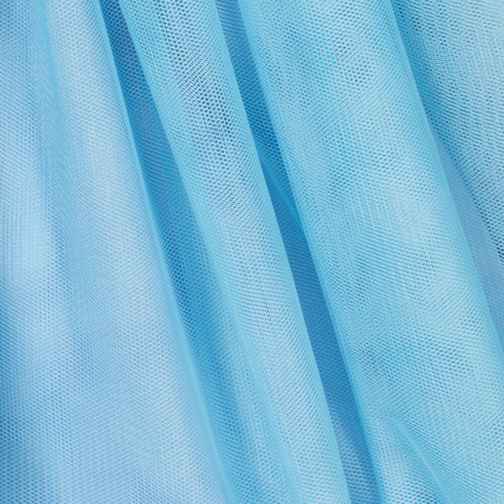 Hucklebones London-Платье из синего тюля с атласными акцентами | Childrensalon Outlet