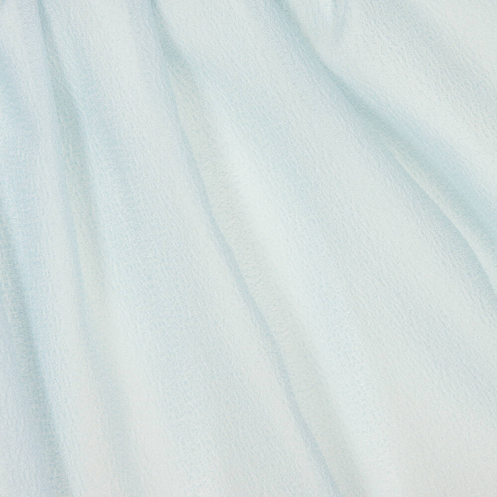 Hucklebones London-Голубое платье из креп-органзы | Childrensalon Outlet