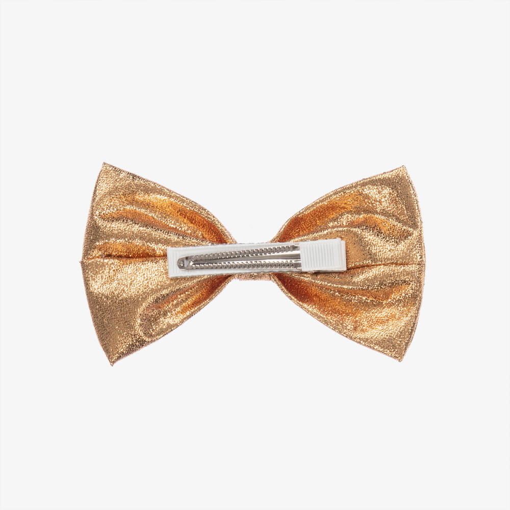 Hucklebones London-مشبك شعر ذهبي براق للبنات | Childrensalon Outlet