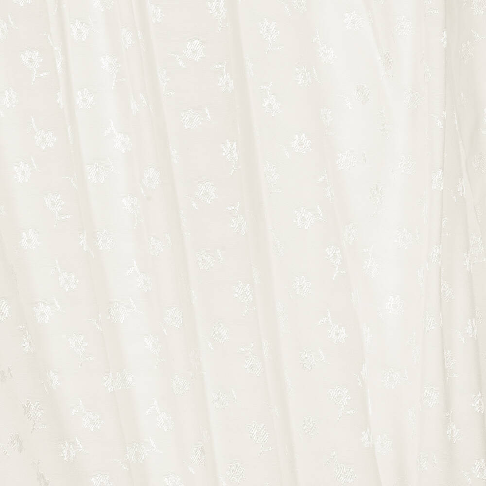 Hucklebones London-Girls Ivory Viscose Ruffle Blouse | Childrensalon Outlet