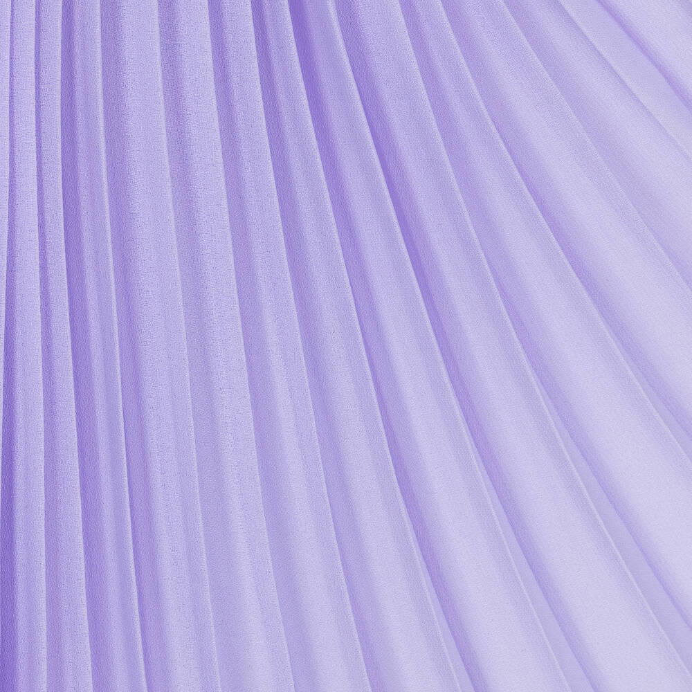 Hucklebones London-Фиолетовое плиссированное платье из шифона | Childrensalon Outlet