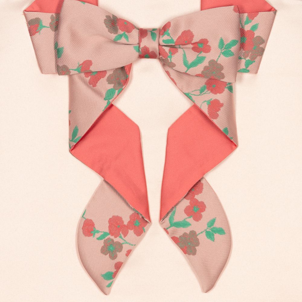 Hucklebones London-Розовое атласное платье-трапеция для девочек | Childrensalon Outlet