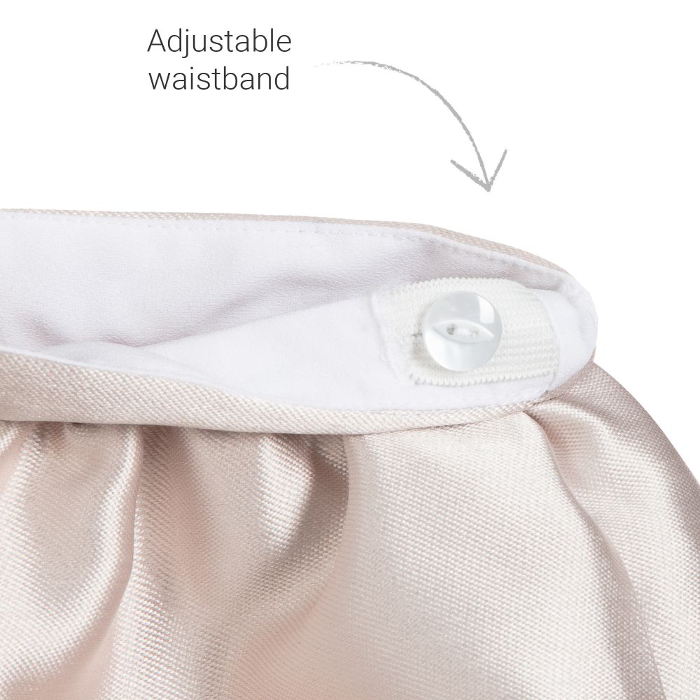 Hucklebones London-Girls Pink Jacquard Skirt | Childrensalon Outlet