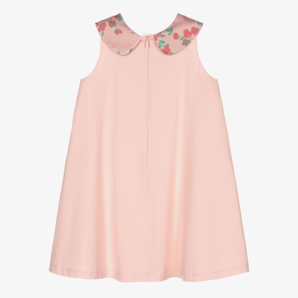 Hucklebones London-Girls Pink Jersey Dress | Childrensalon Outlet