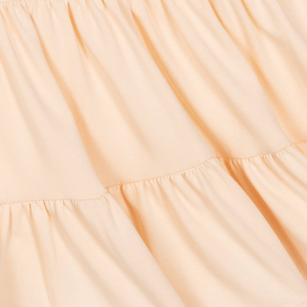 Hucklebones London-Платье из розового трикотажа с бантом для девочек | Childrensalon Outlet