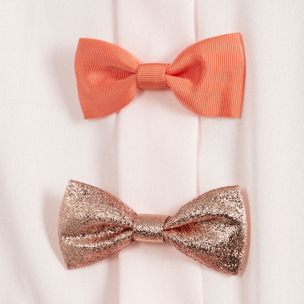 Hucklebones London-Girls Pink Satin Dress | Childrensalon Outlet