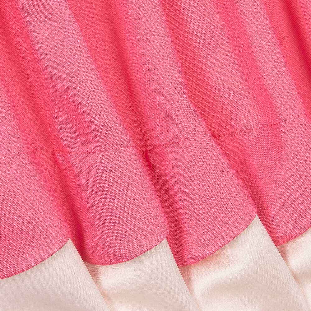 Hucklebones London-Girls Pink Satin Dress | Childrensalon Outlet