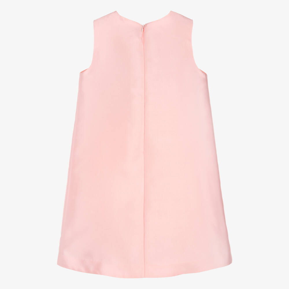 Hucklebones London-Очарование из атласа для девочек в розовом и золотом | Childrensalon Outlet