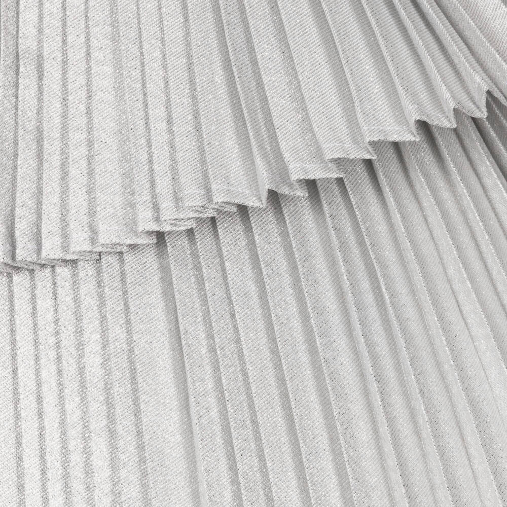 Hucklebones London-Серебристое блестящее платье для девочек | Childrensalon Outlet