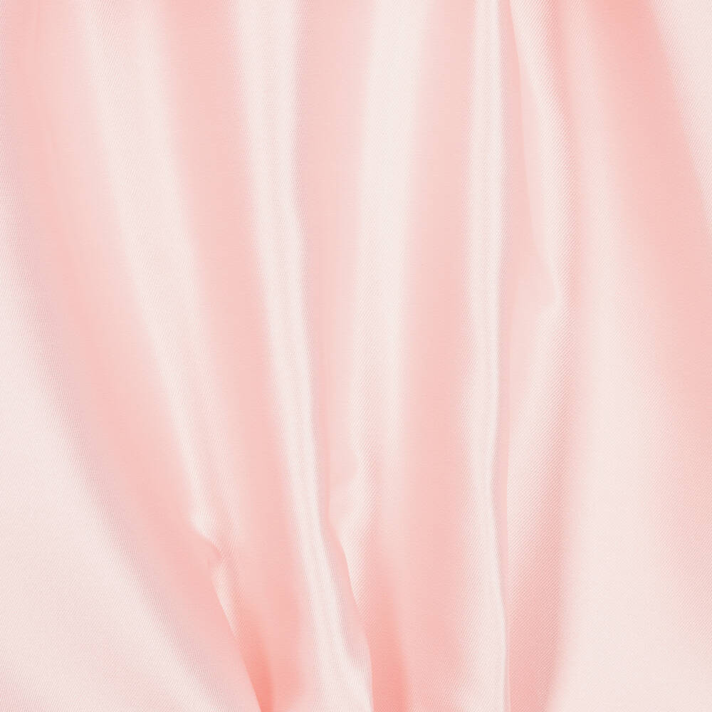 Hucklebones London-Платье из мягкого розового атласа для девочек | Childrensalon Outlet