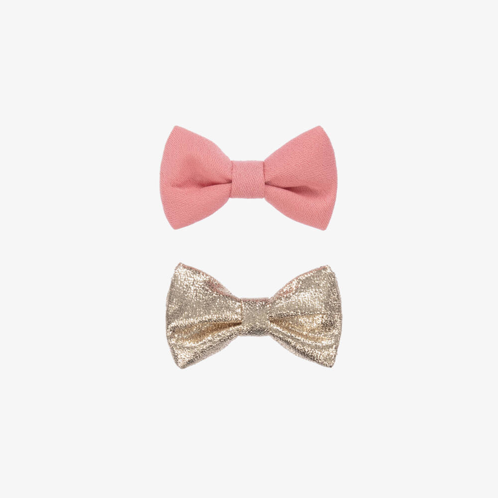 Hucklebones London-Блестящие заколки с бантом для девочек | Childrensalon Outlet