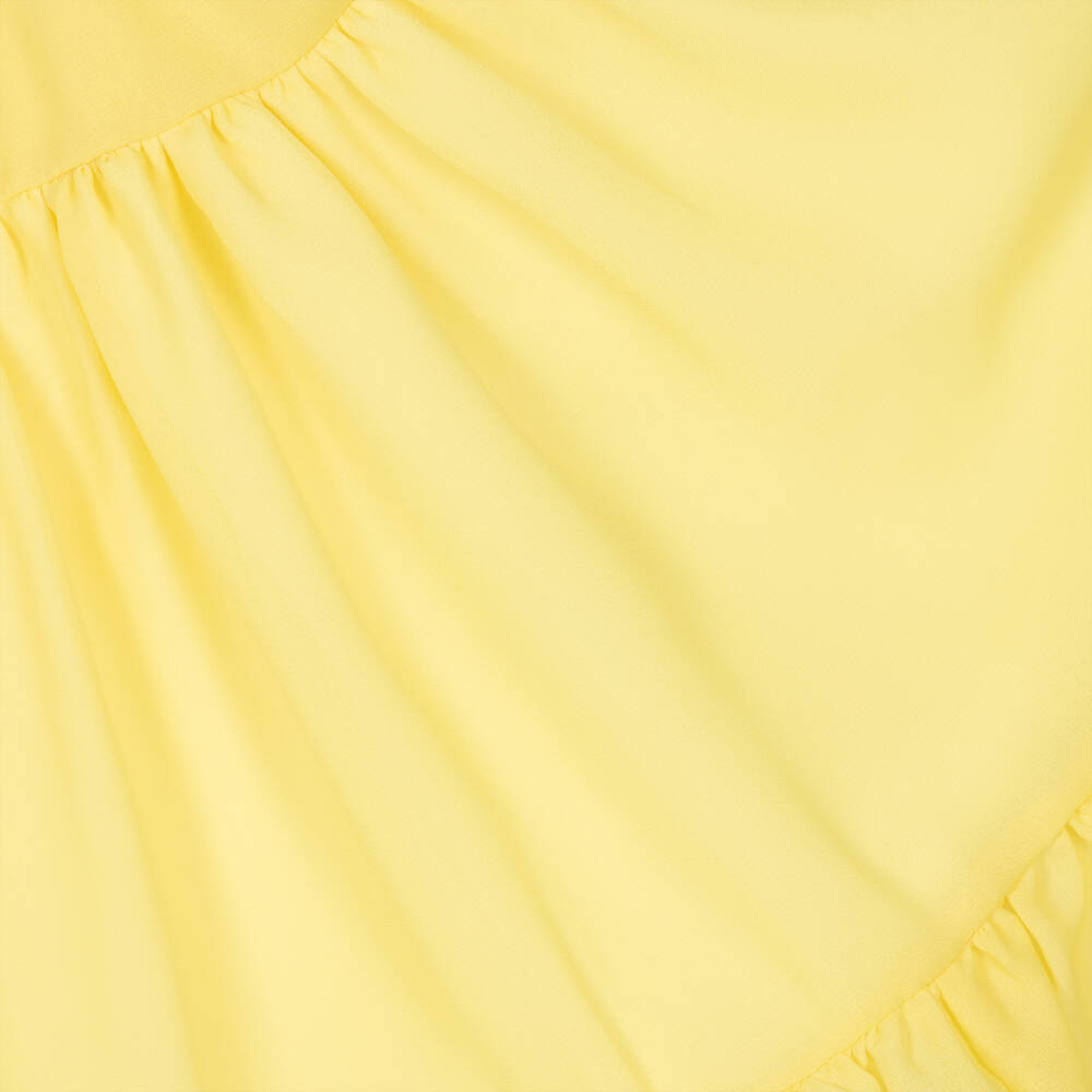 Hucklebones London-فستان شيفون وستان لون أصفر | Childrensalon Outlet