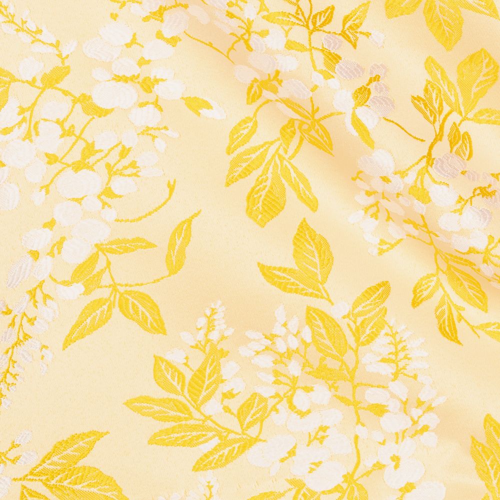 Hucklebones London-Желтое жаккардовое платье для девочек | Childrensalon Outlet