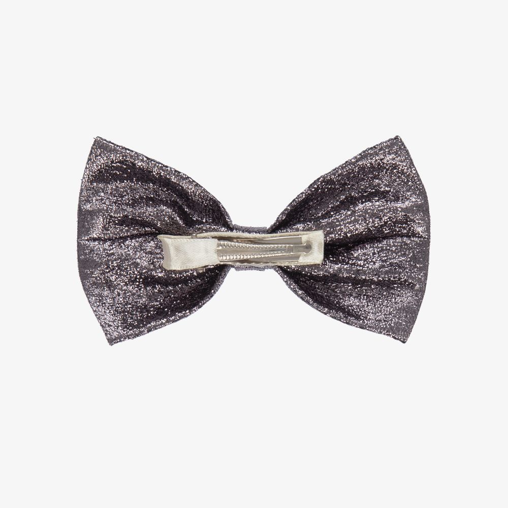 Hucklebones London-Заколка цвета олова из ламе (13см) | Childrensalon Outlet