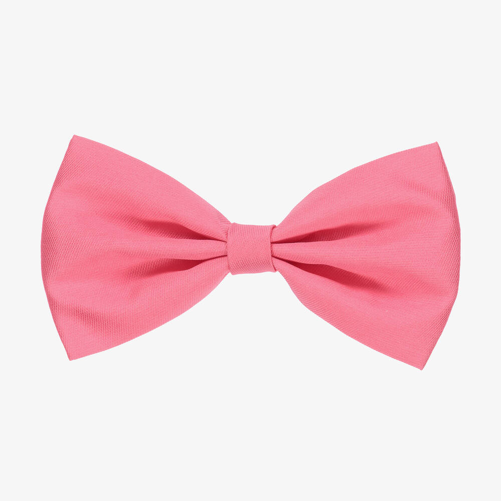 Hucklebones London - Pink Bow Hair Clip (12cm) | Childrensalon