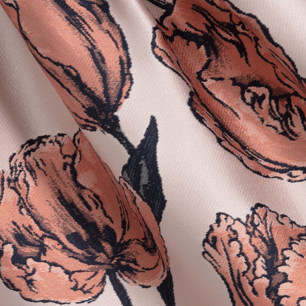 Hucklebones London-Pink Brocade Tulip Dress | Childrensalon Outlet