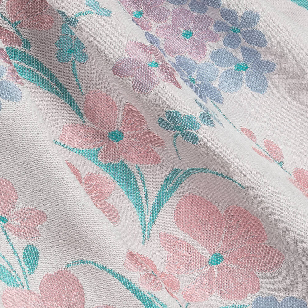 Hucklebones London-Pink & Green Floral Dress | Childrensalon Outlet