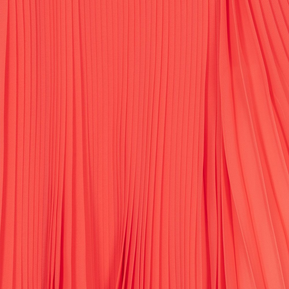 Hucklebones London-Розовое плиссированное платье из шифона | Childrensalon Outlet