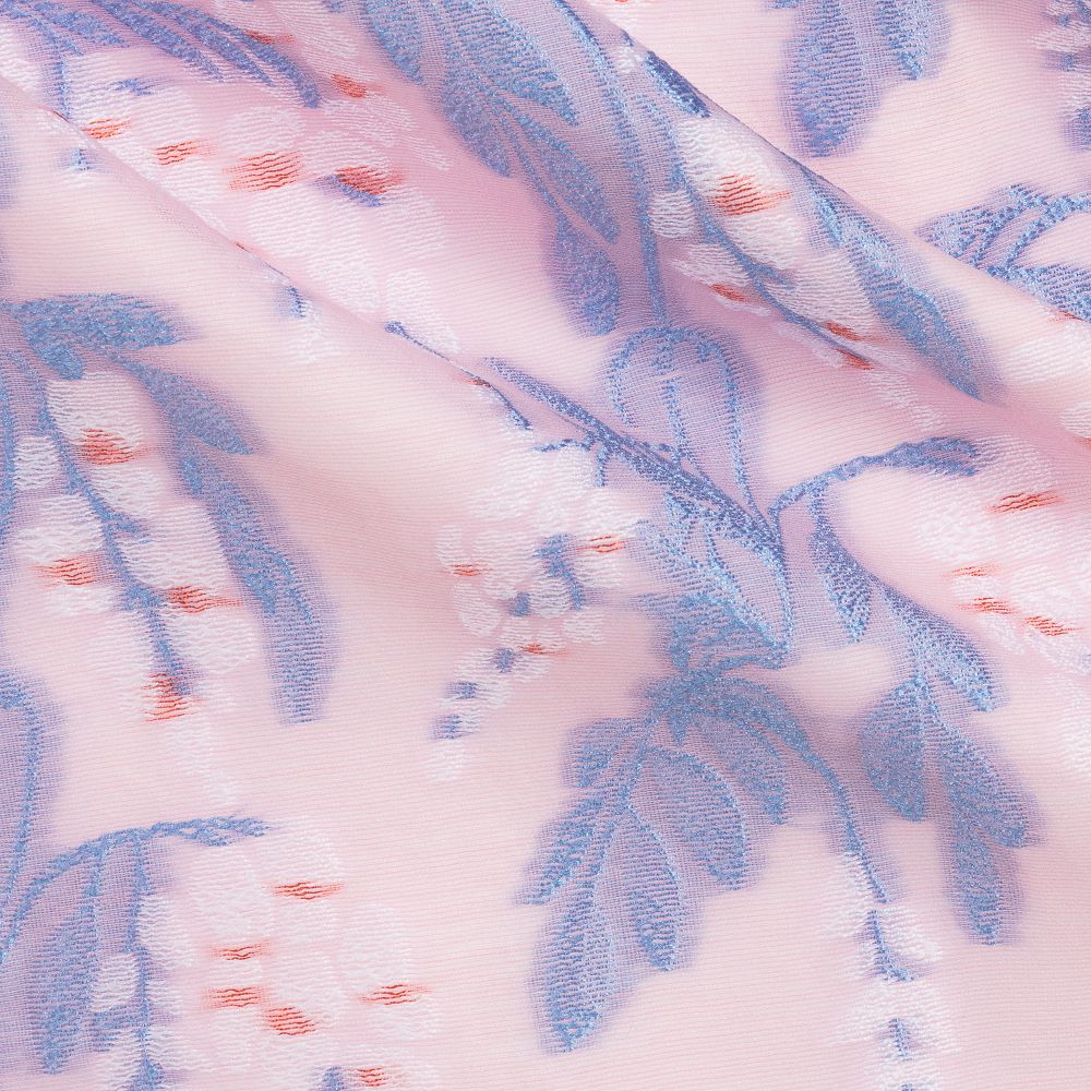 Hucklebones London-Pink & Purple Chiffon Dress | Childrensalon Outlet