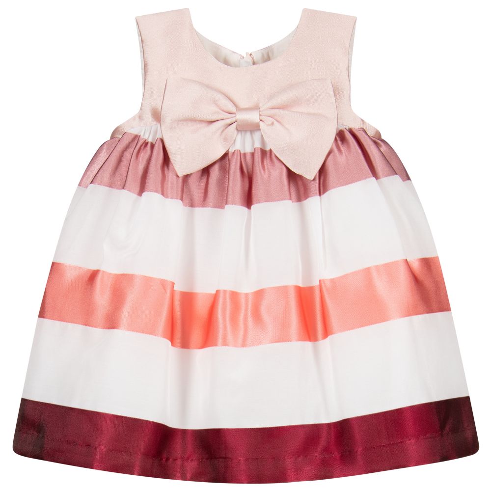 Hucklebones London - Ensemble robe rose en satin Bébé | Childrensalon