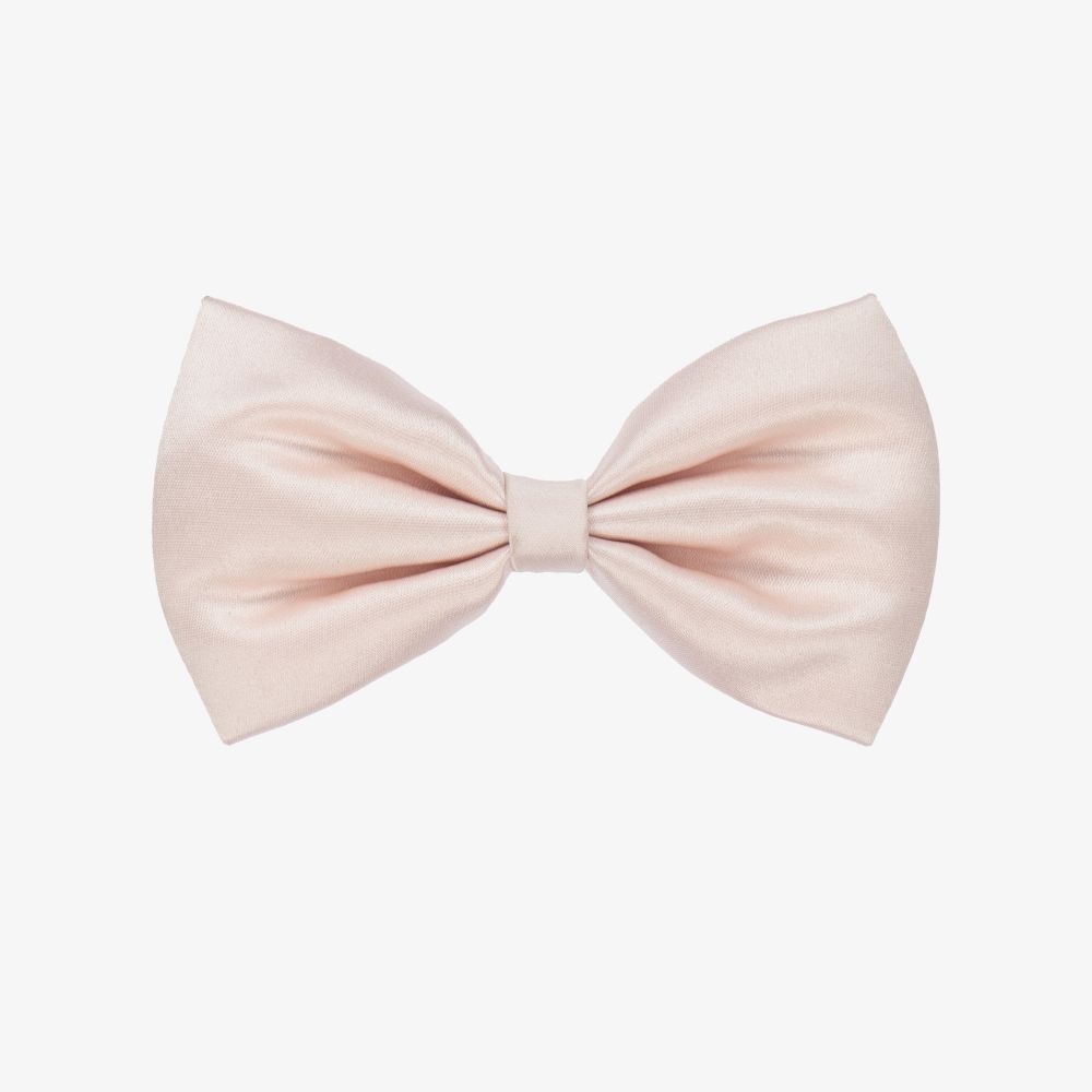 Hucklebones London - Pink Satin Hair Clip (13cm) | Childrensalon