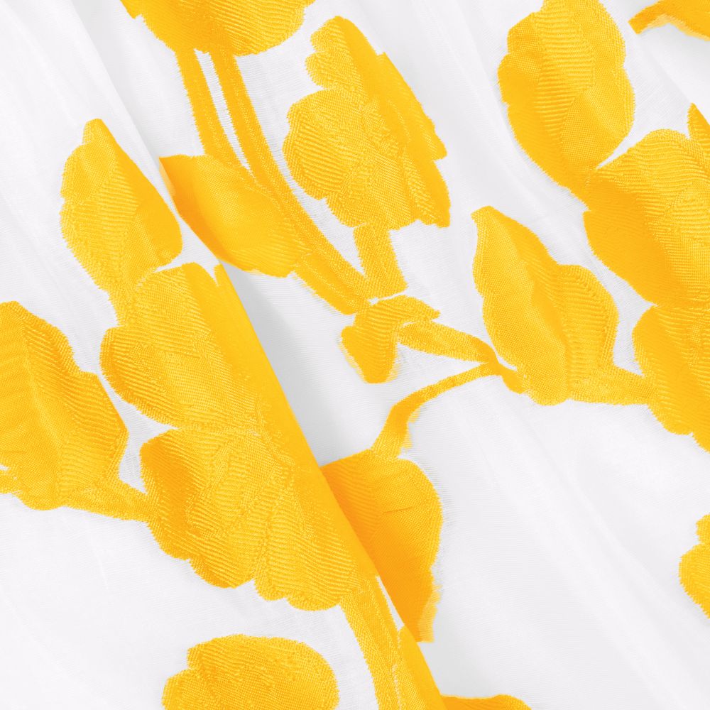 Hucklebones London-White & Yellow Baby Dress Set | Childrensalon Outlet