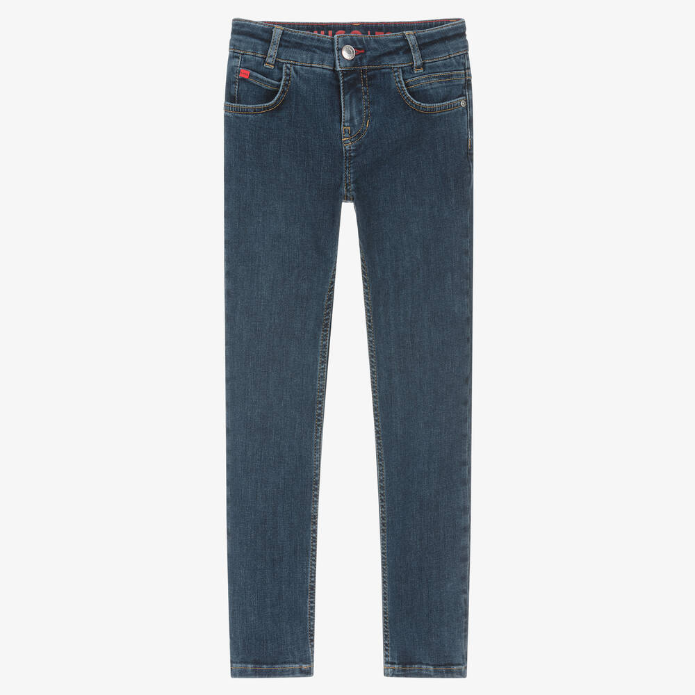 HUGO - Boys Blue Denim 734 Extra Slim Fit Jeans | Childrensalon