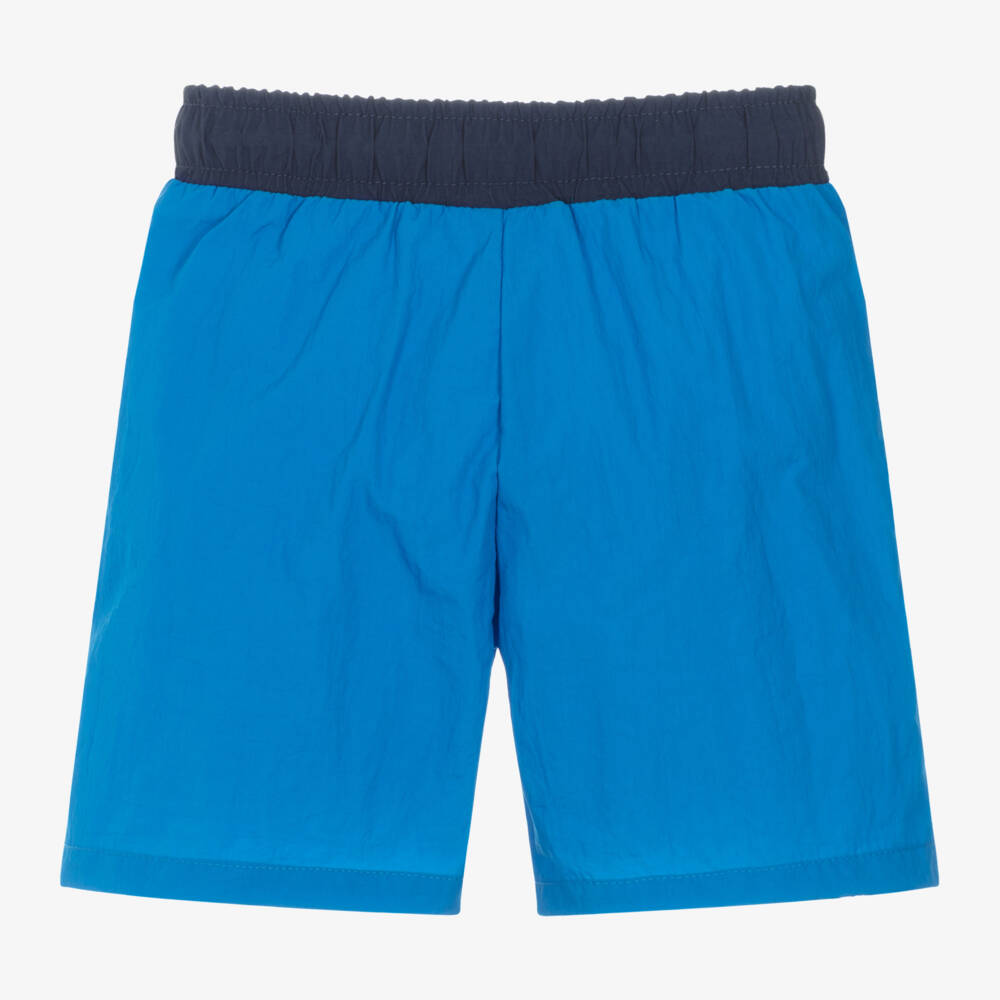 HUGO-Boys Blue Swim Shorts | Childrensalon Outlet