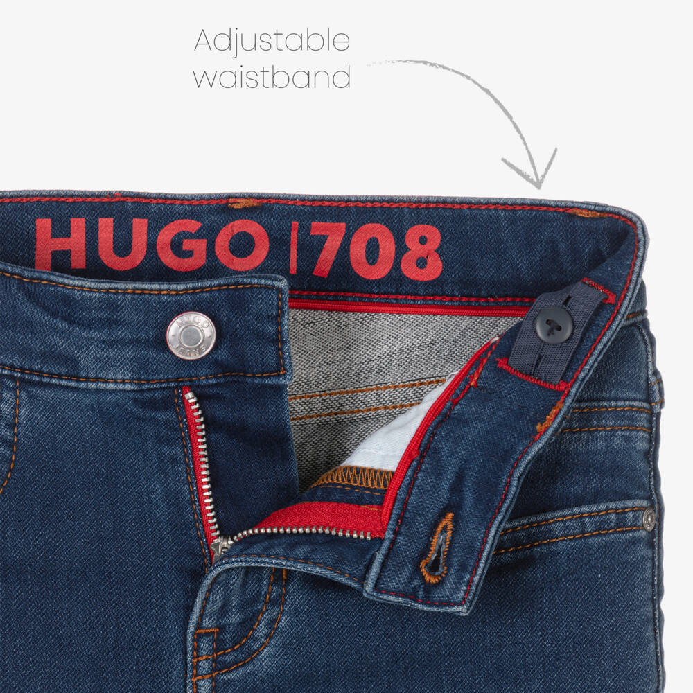 HUGO-Boys Denim Slim Fit Jeans | Childrensalon Outlet