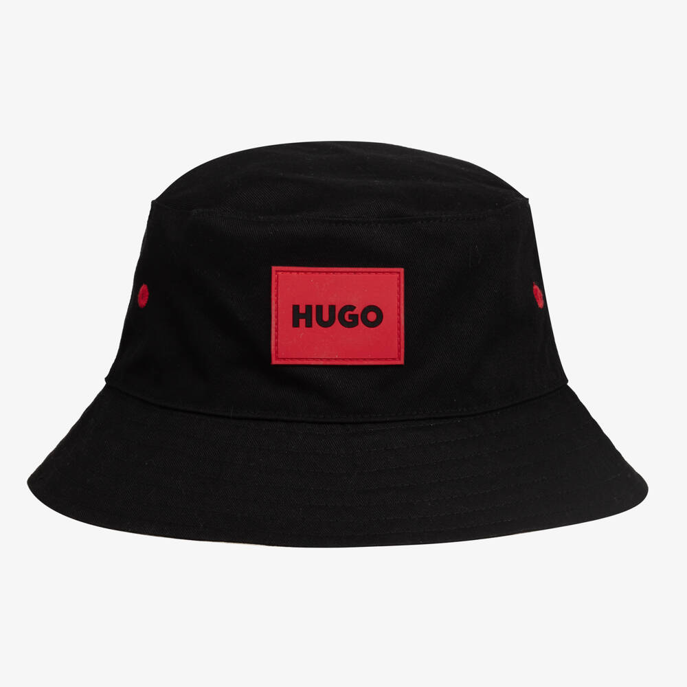 HUGO-Boys Dual-Tone Reversible Sun Hat | Childrensalon Outlet