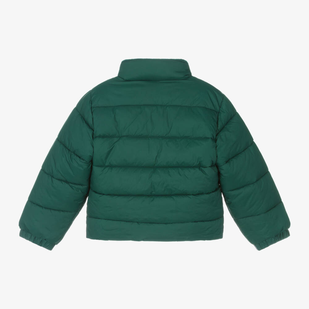 HUGO-Boys Forest Hooded Puffer Coat | Childrensalon Outlet