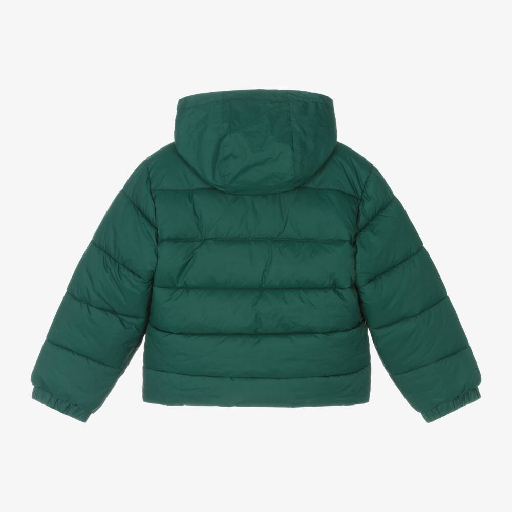 HUGO-Boys Forest Hooded Puffer Coat | Childrensalon Outlet