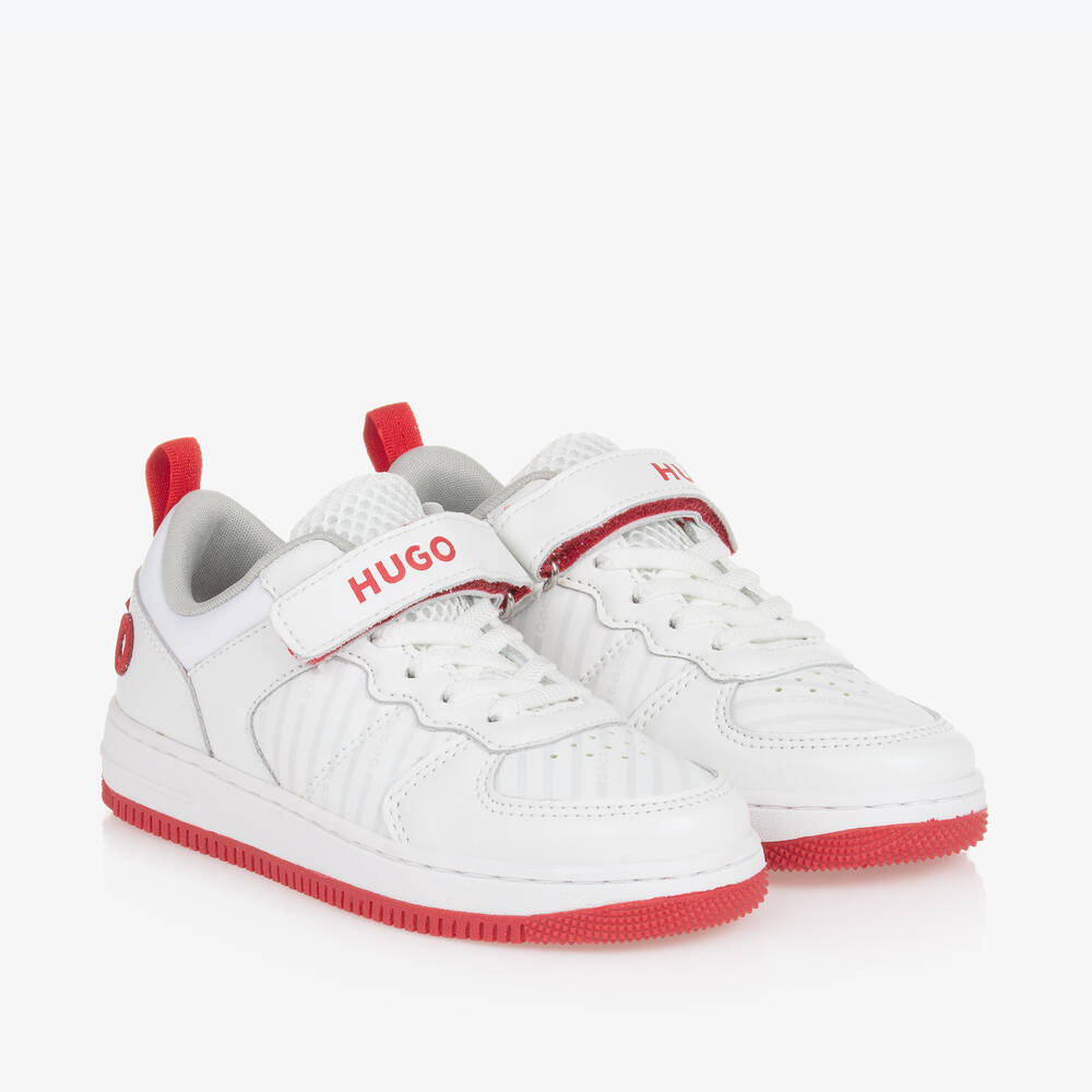 Kids white trainers deals