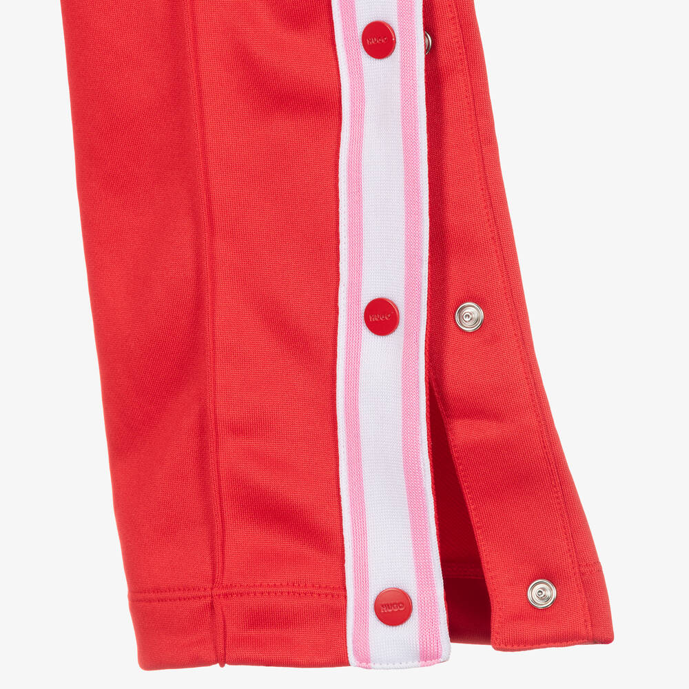 هيوغو-جوغرز جيرسي مقلّم لون أحمر للبنات | Childrensalon Outlet