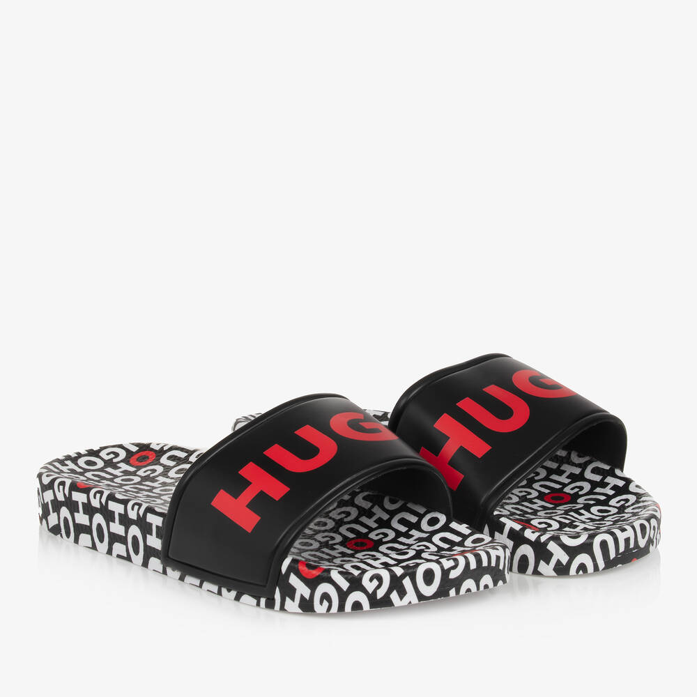 Hugo boss sliders red hotsell