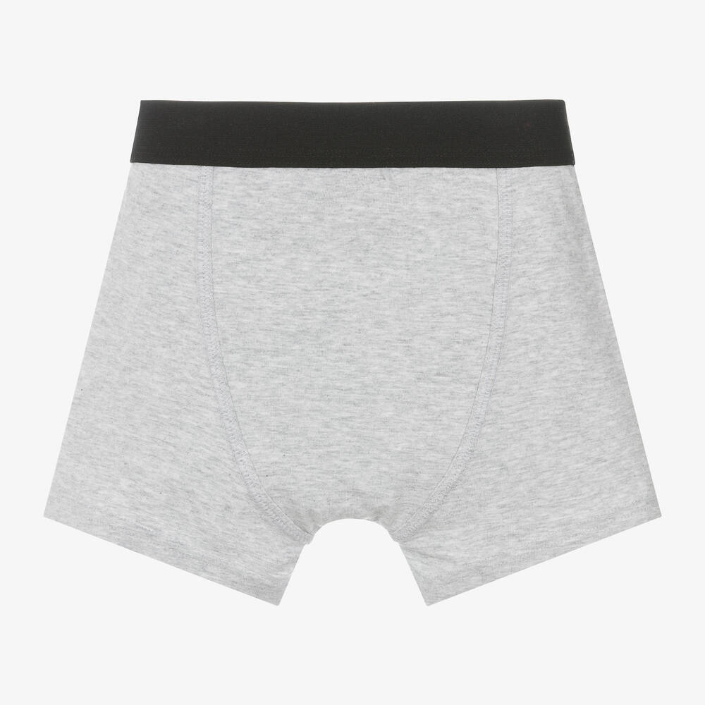 HUGO-Teen Boys Blue & Grey Boxer Shorts (2 Pack) | Childrensalon Outlet