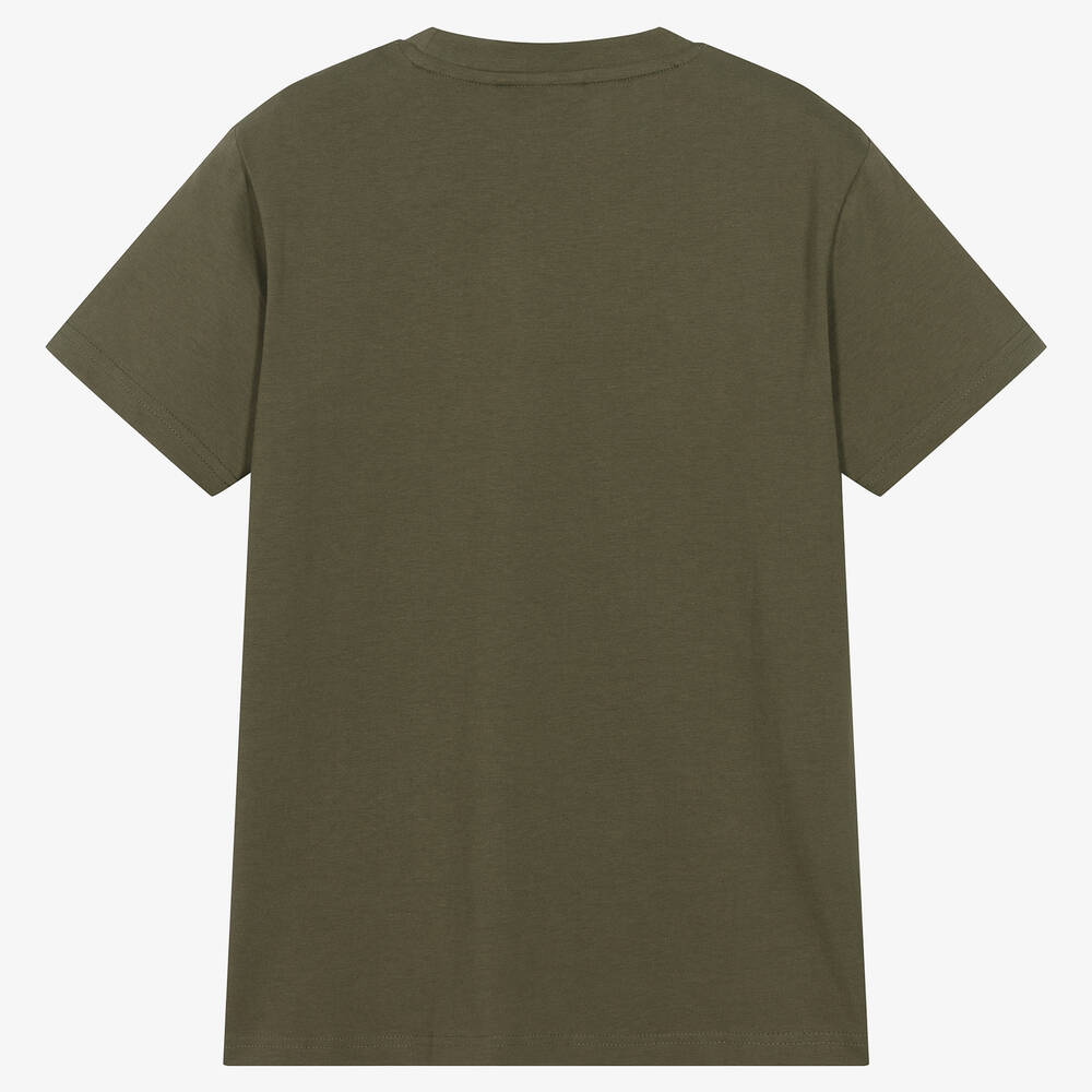 HUGO-Футболка цвета хаки для мальчиков | Childrensalon Outlet