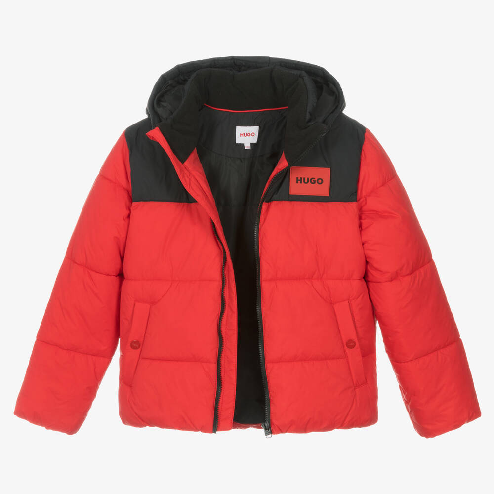 Red jacket for boy hot sale