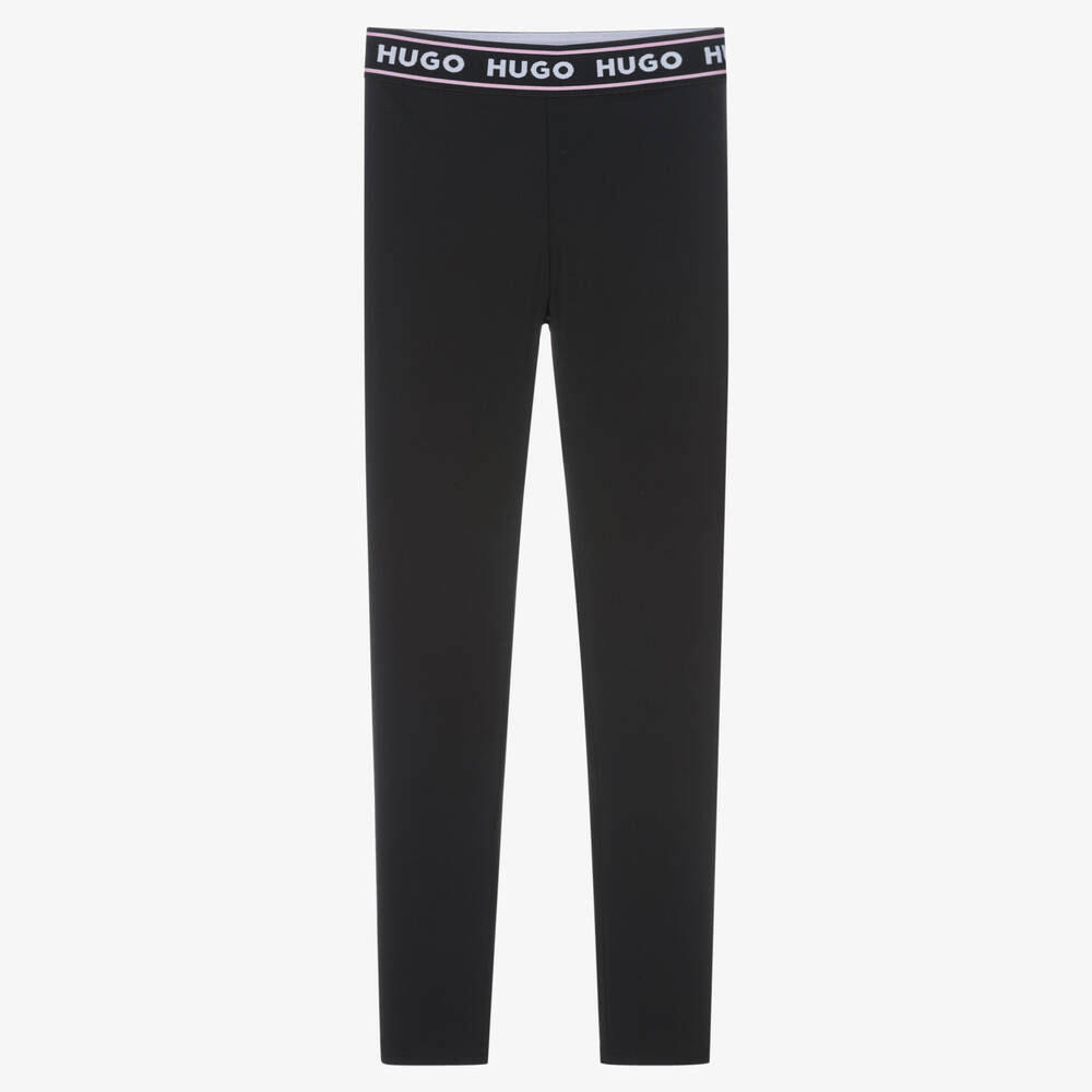 HUGO - Teen Girls Black Leggings | Childrensalon