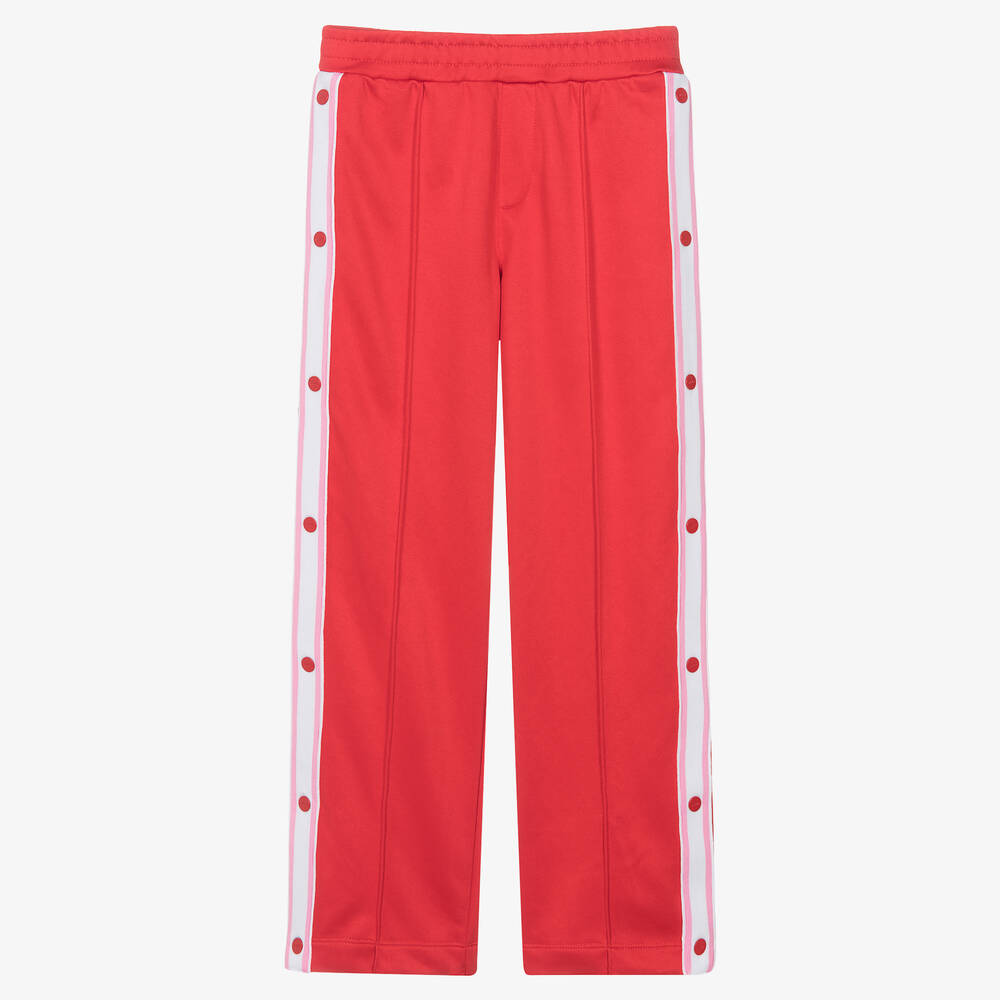 HUGO - Teen Girls Red Striped Trim Joggers | Childrensalon