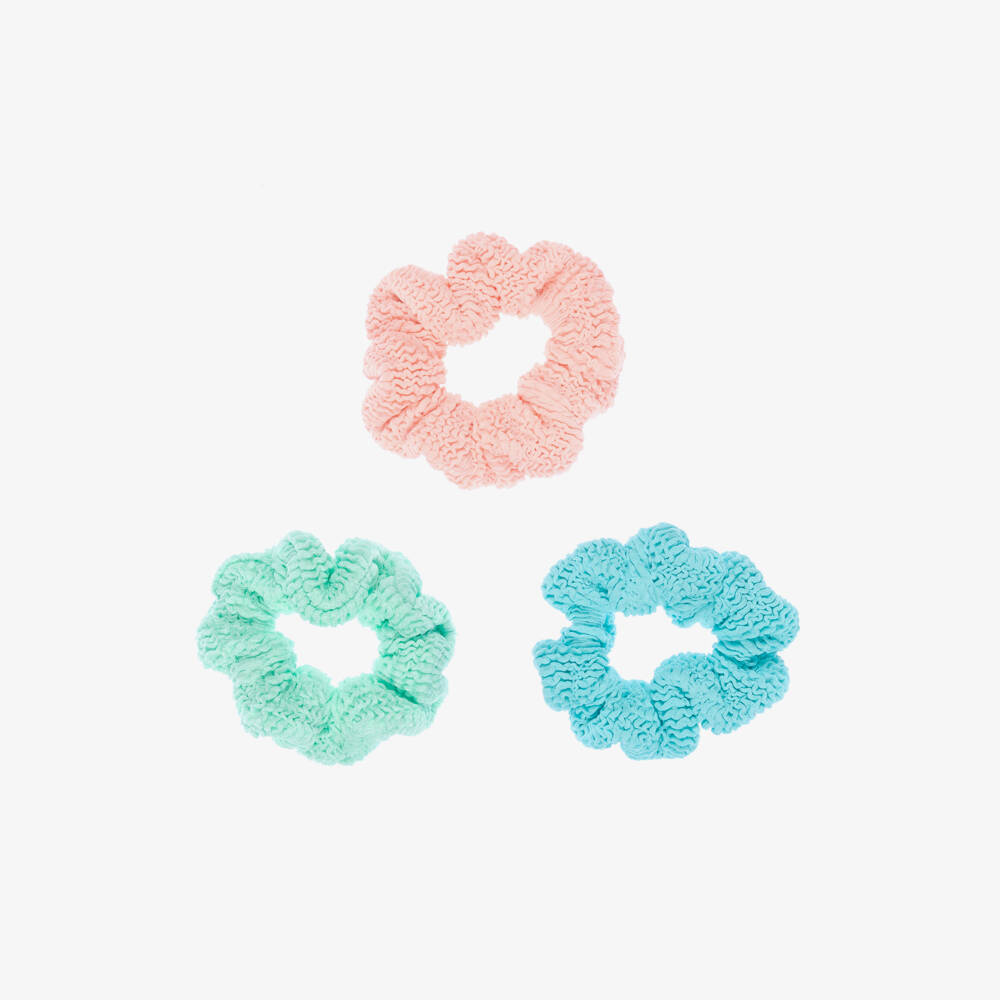 Hunza G-Girls Crinkle Hair Scrunchies (3 Pack) | Childrensalon Outlet