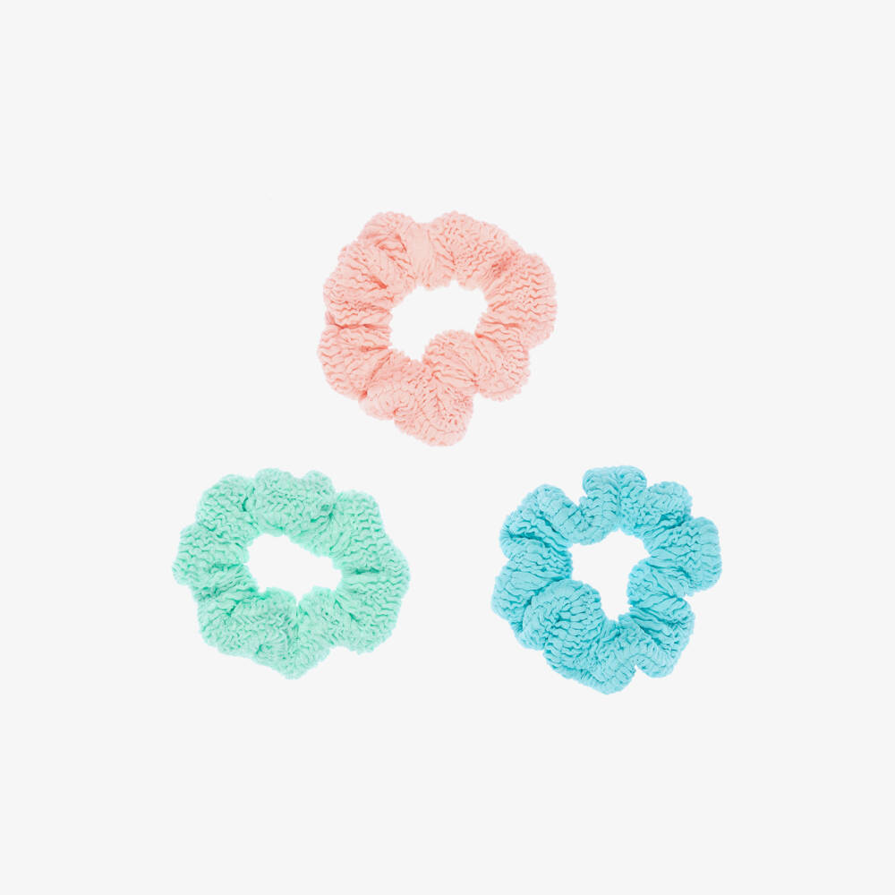 Hunza G-Girls Crinkle Hair Scrunchies (3 Pack) | Childrensalon Outlet