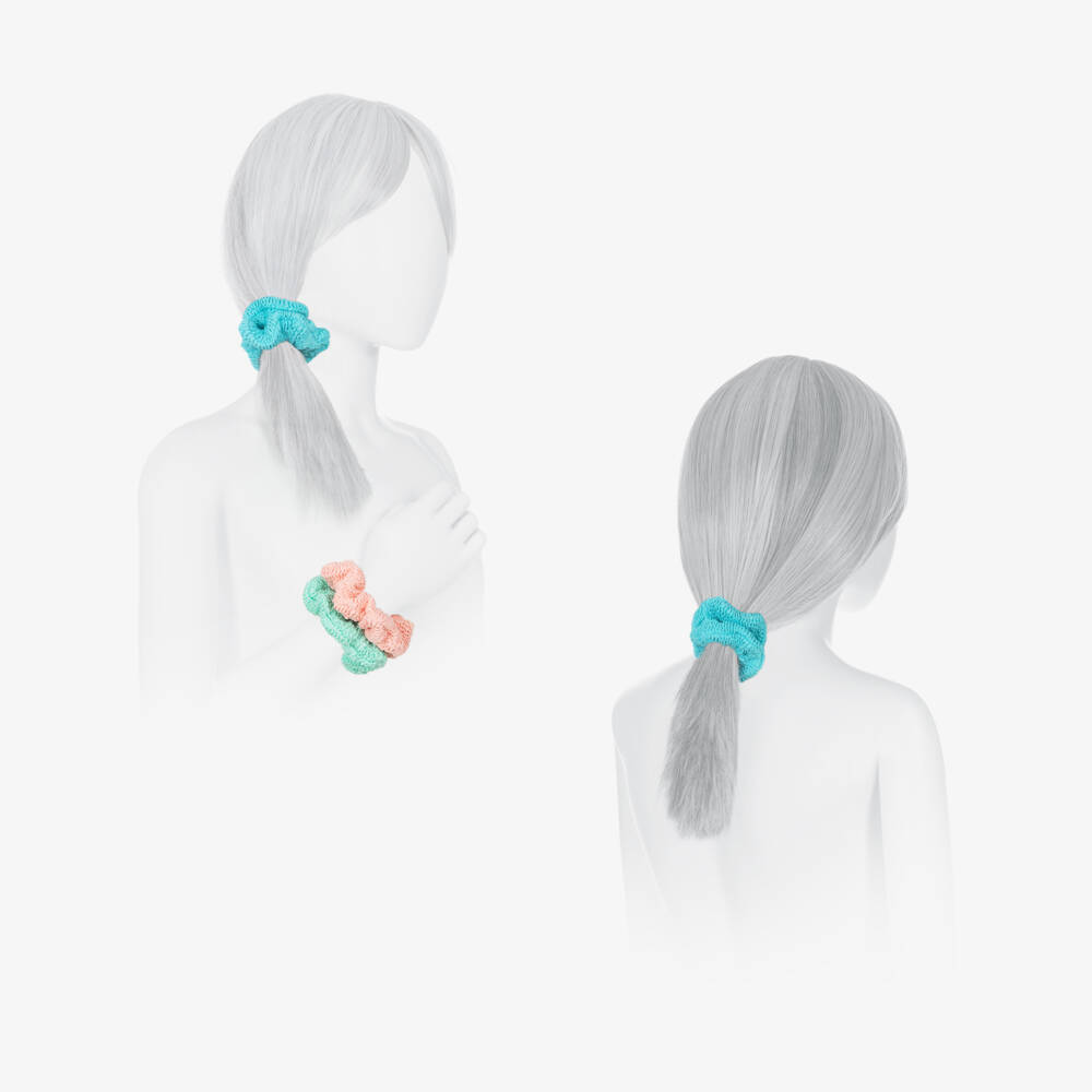 Hunza G-Girls Crinkle Hair Scrunchies (3 Pack) | Childrensalon Outlet