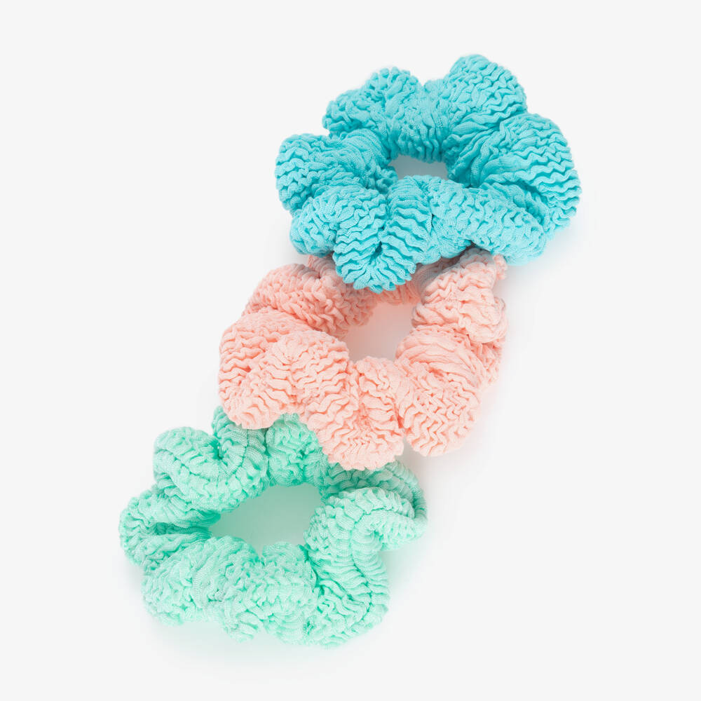 Hunza G-Girls Crinkle Hair Scrunchies (3 Pack) | Childrensalon Outlet