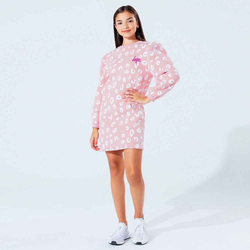 Hype Kids Teen Girls Pink Logo Dress Childrensalon Outlet