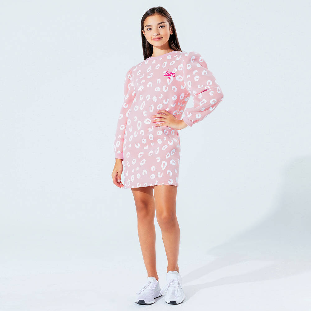 Hype Kids-Teen Girls Pink Logo Dress | Childrensalon Outlet