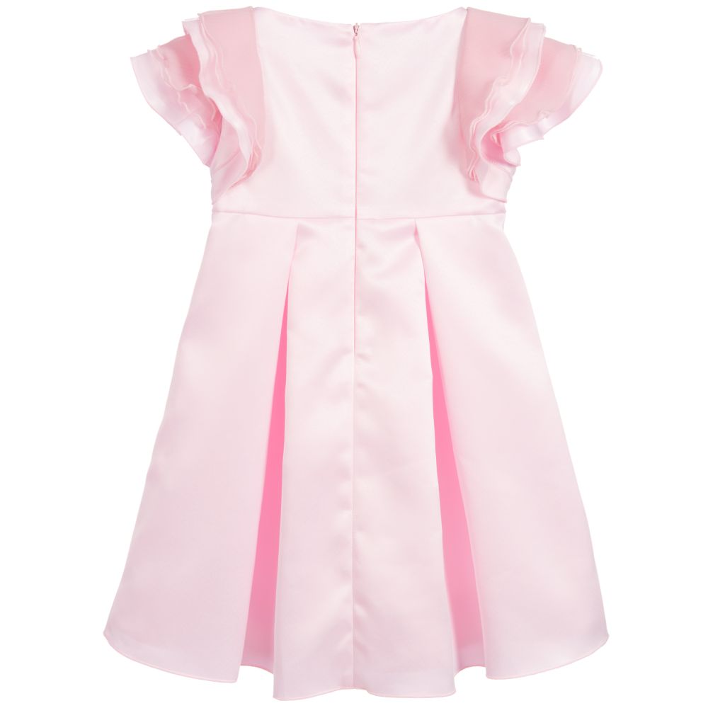I Pinco Pallino-Pink Satin Dress | Childrensalon Outlet