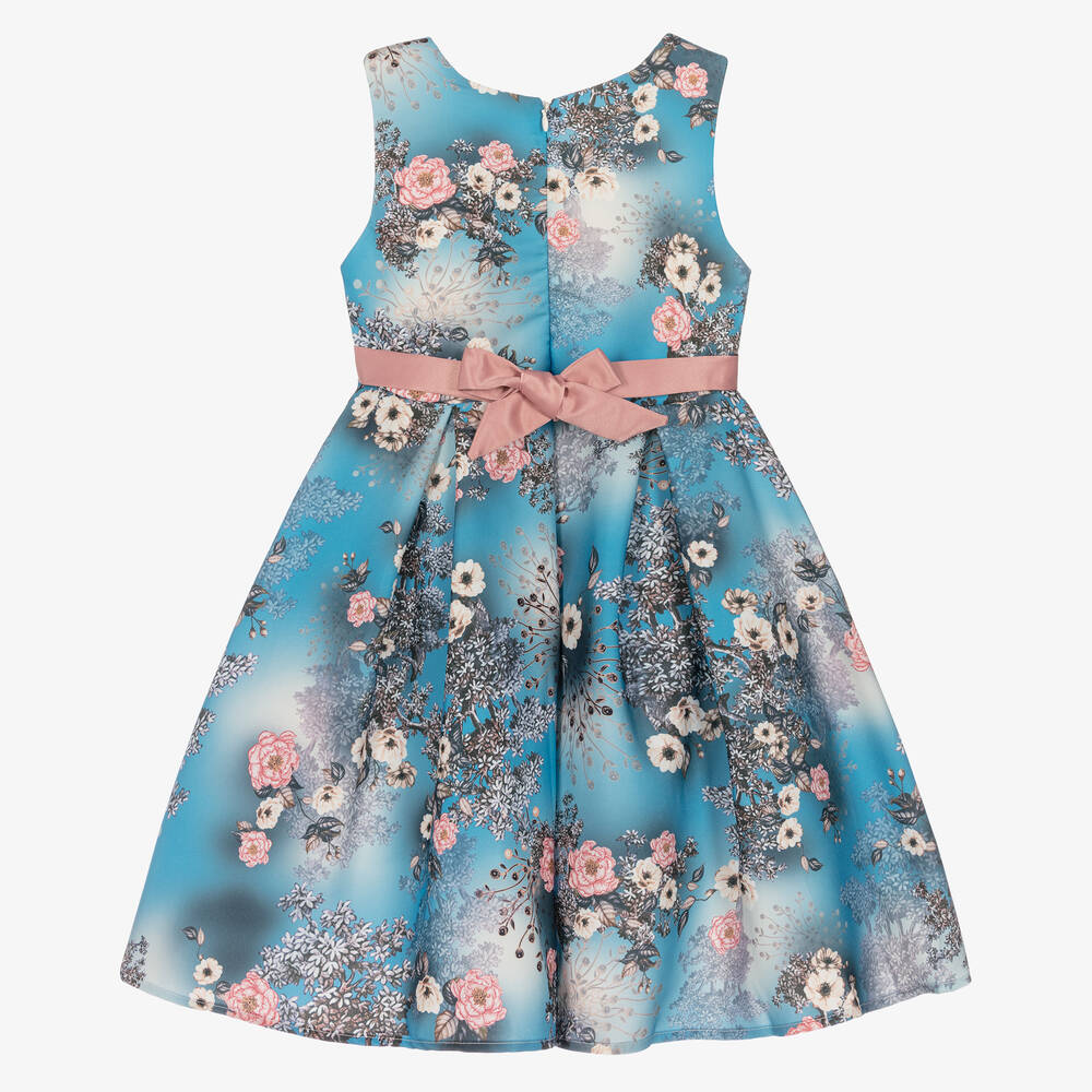 iAMe-Голубое платье с цветами | Childrensalon Outlet