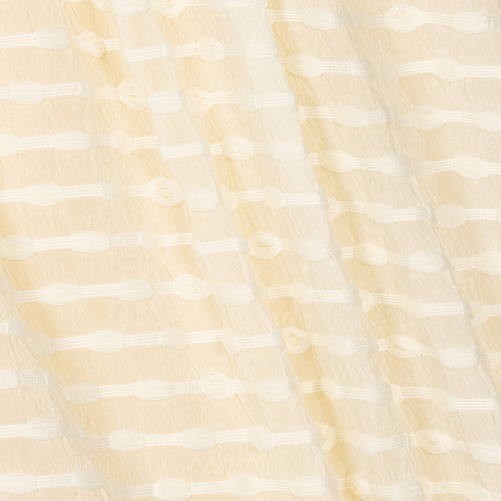 iAMe-Girls Ivory Embroidered Chiffon Dress | Childrensalon Outlet