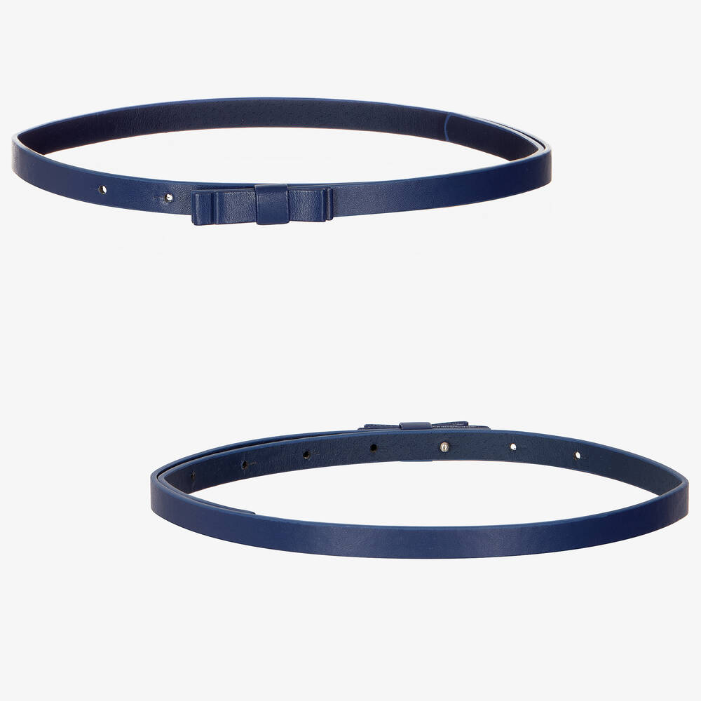 iAMe-Girls Pink & Blue Floral Belted Dress | Childrensalon Outlet